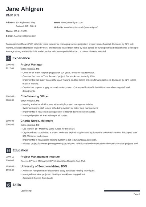 How to create ascii resume